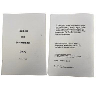 Paper-based Training Diary and Performance Diary for Senior Athletes | by Dr Alan Neuff