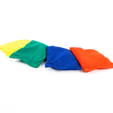 Set of 12 colourful 110g bean bags