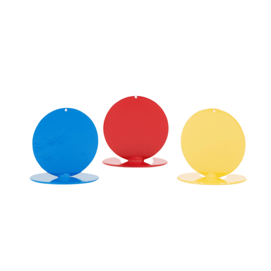 Steel run up marker blue, red, yellow